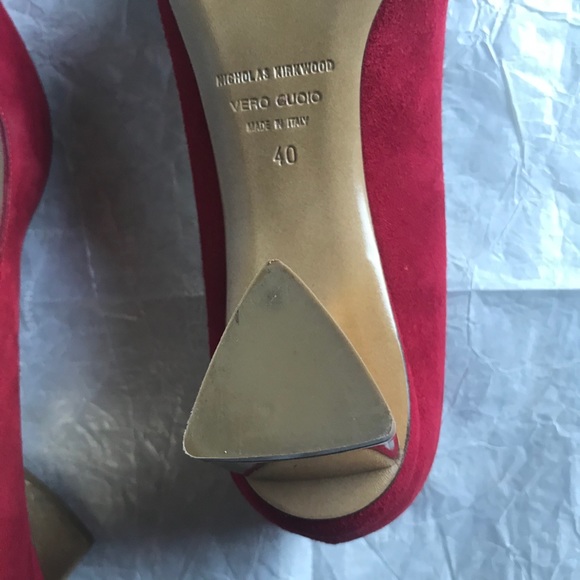 NICHOLAS KIRKWOOD SUEDE PUMP - Picture 11 of 11